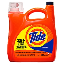 Tide Original, Liquid Laundry Detergent, 153.85 Fluid ounce