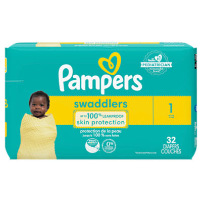 Small pack of hot sale pampers size 1