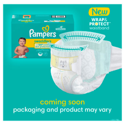 Pampers Swaddlers Diapers Super Pack, Size 2, 12-18 lb, 84 count