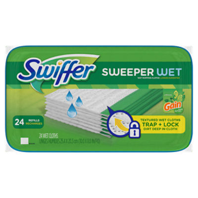 Swiffer Sweeper Wet with Gain Scent Wet Mopping Cloths, 24 count - ShopRite