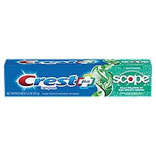 Crest Complete Plus Whitening Scope Minty Fresh Striped, Fluoride Toothpaste, 5.4 Ounce