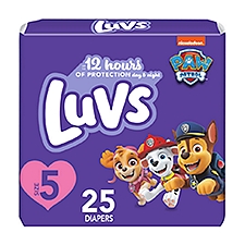 Luvs Pro Level Leak Protection Diapers Jumbo Pack, Size 5, Over 27 lbs, 25 count
