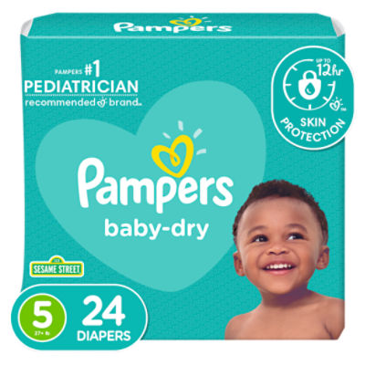 Pampers Baby Dry Super Pack Diapers Size 2 (12-18 Lb.), 112 Ct