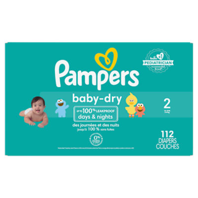 Pampers Baby Dry Unisex Talla 2 – Super Carnes - Ahora con Delivery