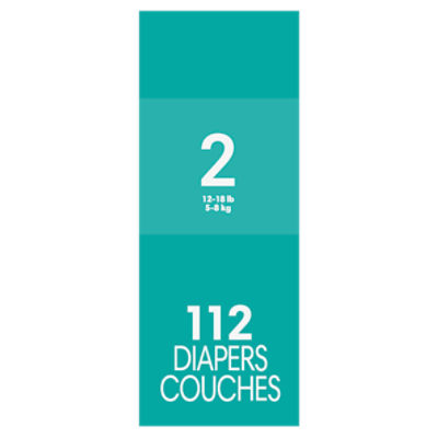 Pampers Baby-Dry Size 2 Diapers, 112 ct - King Soopers