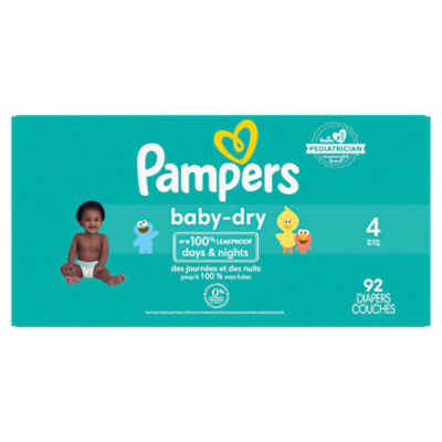 Pampers Baby-Dry Size 5, Pack of 4 x 23 Nappy Pants Total 92 Nappy