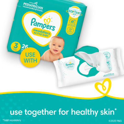 168 pampers hot sale size 3