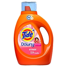Tide Plus Downy Turbo Clean Liquid Laundry Detergent, 92 Fluid ounce