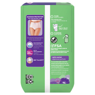 Save on Always Women's Discreet Incontinence Underwear Sensitive Skin  Maximum S/M Order Online Delivery