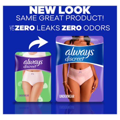 Always Discreet Boutique Underwear Incontinence Pants Plus L Peach