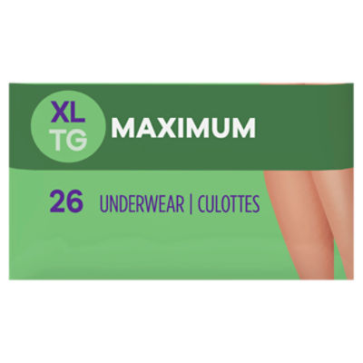 Always Discreet Incontinence Underwear for Women Maximum Absorbency, XL, 26  Count - ShopRite