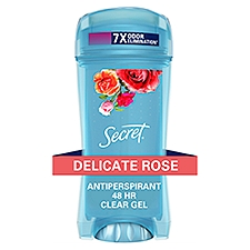 Secret Delicate Rose 48 Hr Clear Gel Antiperspirant Deodorant, 2.6 oz