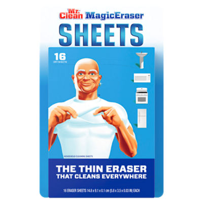 Mr. Clean MagicEraser Household Cleaning Sheets, 16 count