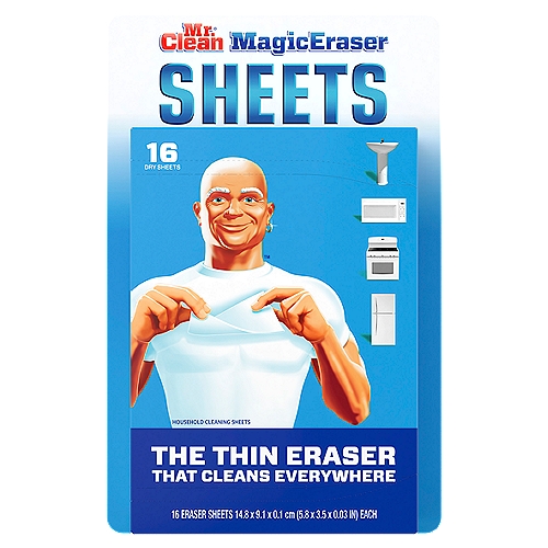 Mr. Clean MagicEraser Household Cleaning Sheets, 16 count
