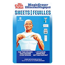 Mr. Clean MagicEraser Household Cleaning Sheets, 8 count, 8 Each