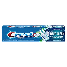 Crest Complete Fluoride Toothpaste, Plus Whitening Deep Clean Effervescent Mint, 5.4 Ounce