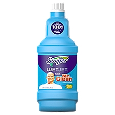 Swiffer WetJet with The Power of Mr. Clean Floor Cleaner,, 42.2 Ounce