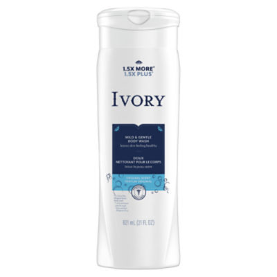 Ivory Mild & Gentle Body Wash, Original Scent, 21oz