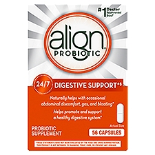 align 24/7 Digestive Support Capsules, Probiotic Supplement, 56 Each