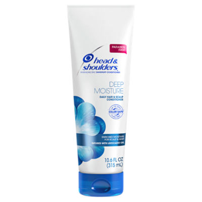 Head and Shoulders Deep Moisture Paraben Free Dandruff Conditioner, 10.6 fl oz