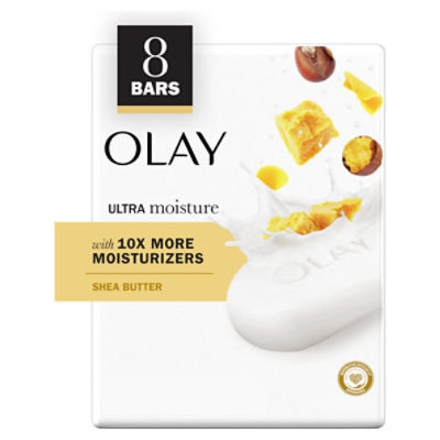 Olay Ultra Moisture Shea Butter Beauty Bars, 3.75, 6 count, 3.75 Ounce