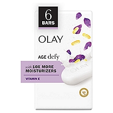Olay Age Defy Vitamin E Beauty Bars, 3.75 oz, 6 count