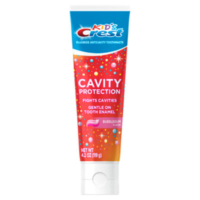 Crest Kid's Cavity Protection Bubblegum Flavor Toothpaste, 4.2 oz