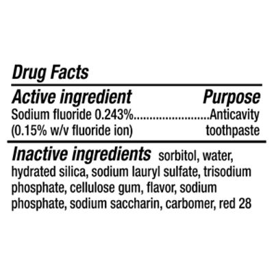 Crest Advanced Kid's Color Changing Fluoride Toothpaste, Bubblegum Flavor  (4.2 oz., 4 pk.)
