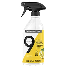 9 Elements Lemon Scent Bathroom Cleaner, 18 fl oz, 18 Ounce