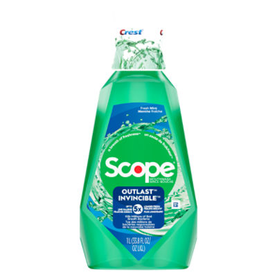 Crest Scope Outlast Mouthwash, 33.8 fl oz ShopRite