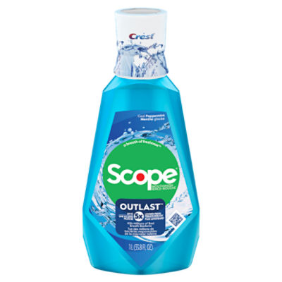 Crest Scope Outlast Mouthwash, 33.8 fl oz