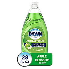 Dawn Ultra Apple Blossom Scent Antibacterial Dishwashing Liquid, 28 fl oz