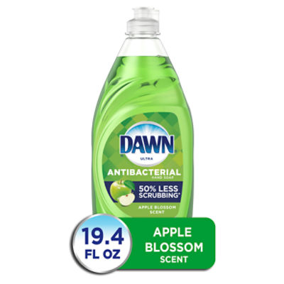Dawn Ultra Antibacterial Apple Blossom Scent Dishwashing Liquid, 19.4 fl oz
