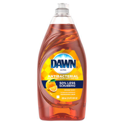 Dawn Ultra Antibacterial Orange Scent Dishwashing Liquid, 28 fl oz