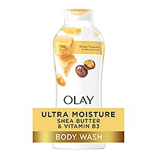 Olay Ultra Moisture Shea Butter B3 Complex Body Wash, 22 fl oz, 22 Fluid ounce