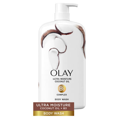 Olay Ultra Moisture Coconut Oil Body Wash, 33 fl oz