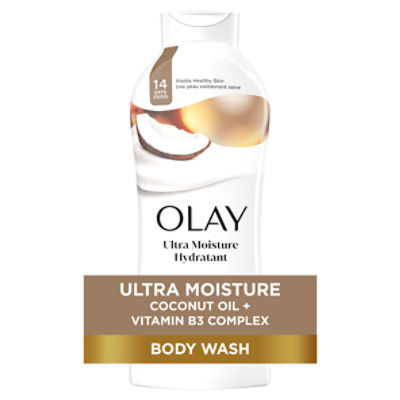 Olay Ultra Moisture Coconut Oil Body Wash, 22 fl oz