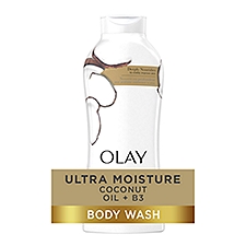 Olay Ultra Moisture Coconut Oil Body Wash, 22 fl oz