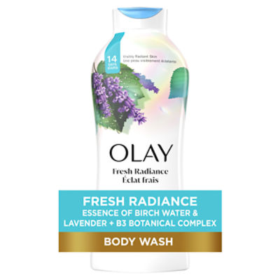 Olay Fresh Radiance Birch Water & Lavender Body Wash, 22 fl oz