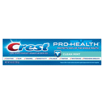 Crest Pro-Health Clean Mint Toothpaste, 4.6 oz