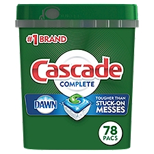 Cascade Complete Fresh Scent Dishwasher Detergent, 78 count, 2.56 lb
