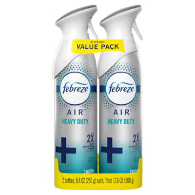 Febreze Air Heavy Duty Crisp Clean Air Refresher Value Pack, 8.8 oz, 2 count