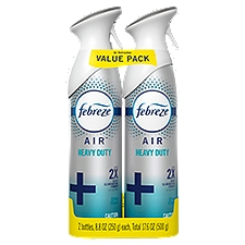 Febreze Air Heavy Duty Crisp Clean Air Refresher Value Pack, 8.8 oz, 2 count