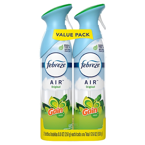 Febreze Air Original with Gain Scent Air Refresher Value Pack, 8.8 oz, 2 count