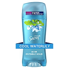Secret 48 Hr Invisible Solid Cool Waterlily Antiperspirant / Deodorant, 2.6 oz