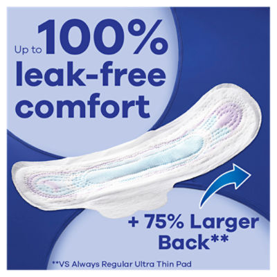 Always Ultra Thin Extra Heavy Overnight with Flexi-Wings Pads Mega Pack,  Size 5, 46 count - ShopRite