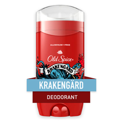 Old Spice Aluminum Free Deodorant for Men, Krakengard, 48 Hr. Protection, 3.0 oz