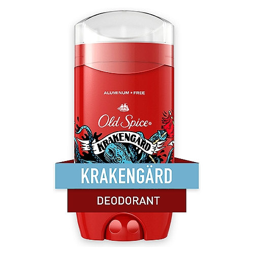 Old Spice Aluminum Free Deodorant for Men, Krakengard, 48 Hr. Protection, 3.0 oz