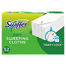 Swiffer Unscented Dry Sweeping Cloths, 52 count