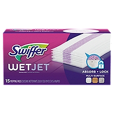Swiffer WetJet Mopping Pads, 15 count